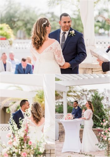 wedding ceremony at Grand Manor Wedding
