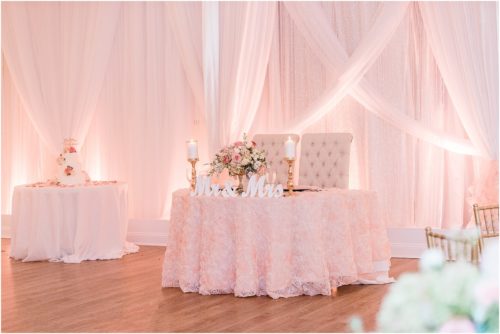 reception details Grand Manor Wedding