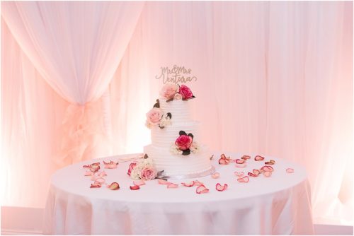 Cake at Grand Manor Wedding