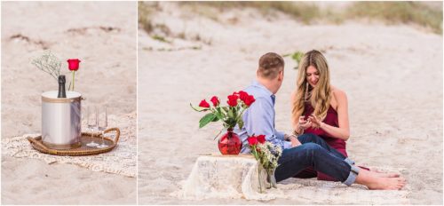 Bride looking at ring Melbourne Proposal photographer