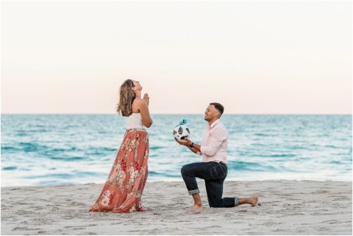 Unique proposal with soccer ball Melbourne proposal photographer