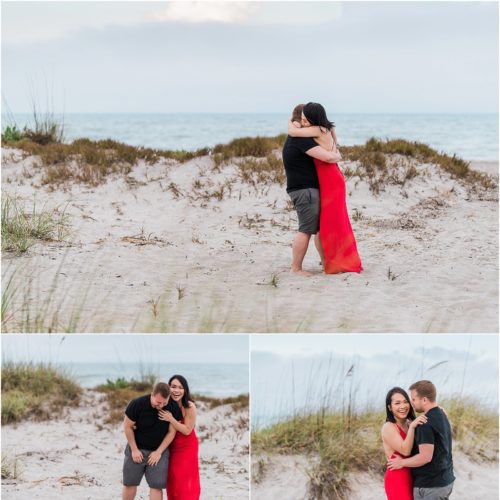 proposal by the dunes Melbourne Proposal Photographer