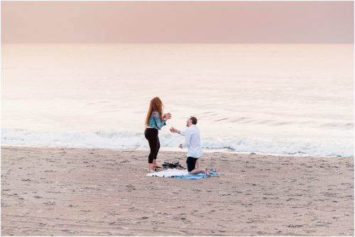 sunrise beach proposal Melbourne Proposal Photographer