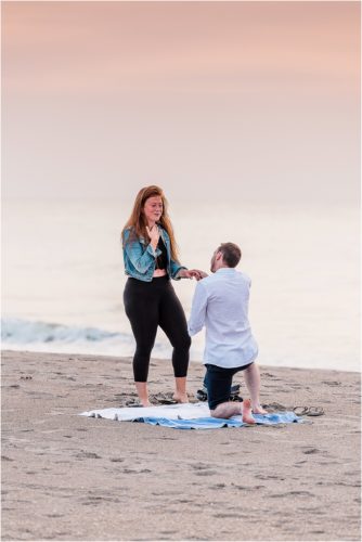 sunrise beach proposal Melbourne Proposal Photographer
