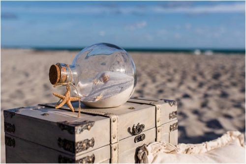 glass bottle and starfish Melbourne Proposal Photographer
