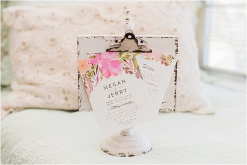Wedding invitations at Up the Creek Farms Melbourne Wedding Photographer