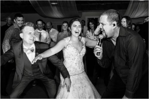 Reception dancing at Up the Creek Farms Melbourne Wedding Photographer