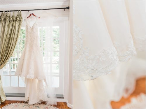 Wedding dress at Up the Creek Farms Melbourne Wedding Photographer