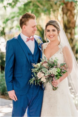 Bride and groom at Up the Creek Farms Melbourne Wedding Photographer