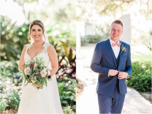 Just the bride and just the groom at Up the Creek Farms Melbourne Wedding Photographer