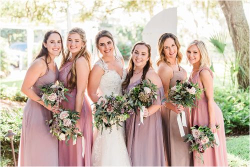 Bridesmaids laughing at Up the Creek Farms Melbourne Wedding Photographer