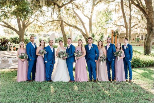 Wedding party at Up the Creek Farms Melbourne Wedding Photographer