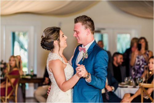 First dance at Up the Creek Farms Melbourne Wedding Photographer