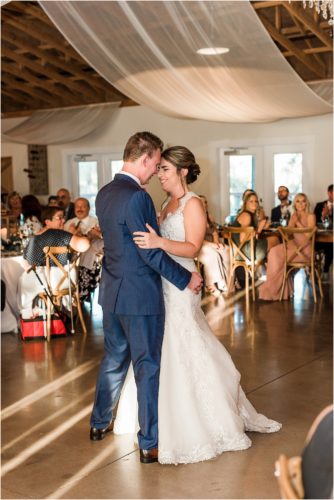 First dance at Up the Creek Farms Melbourne Wedding Photographer
