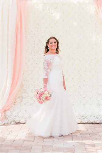 Bride at Grand Manor Wedding