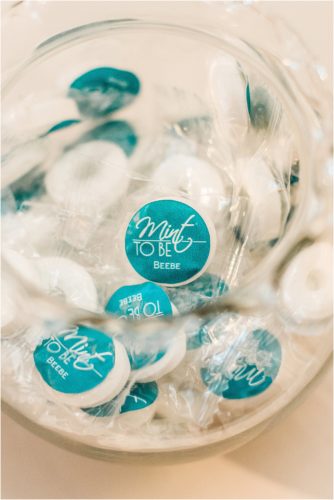 Wedding mints at Banyan Estate Wedding