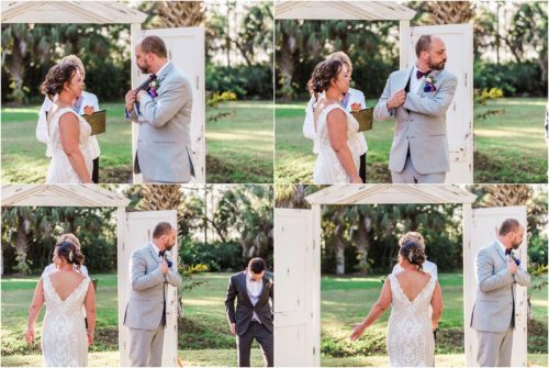 Playing a joke that the ring is lost at Banyan Estate Wedding