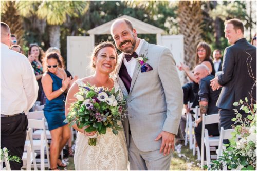 just married at Banyan Estate Wedding