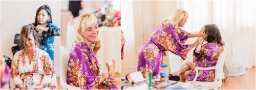 Girls getting ready at Banyan Estate Wedding