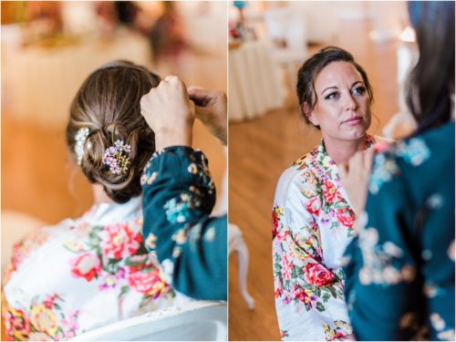 Bride getting ready at Banyan Estate Wedding