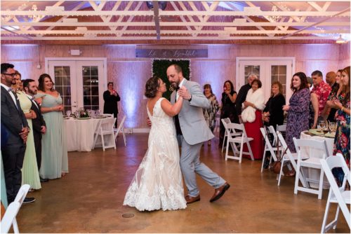 First dance at Banyan Estate Wedding