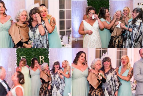 Crying watching first dances at Banyan Estate Wedding