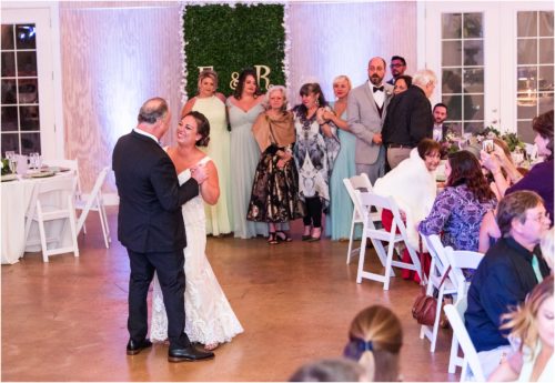 Bride dancing with uncle at Banyan Estate Wedding
