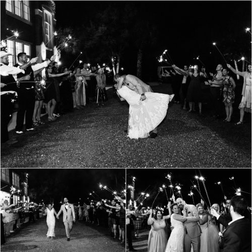 Sparkler exit at Banyan Estate Wedding