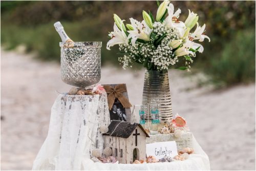 Table set up during Satellite Beach proposal