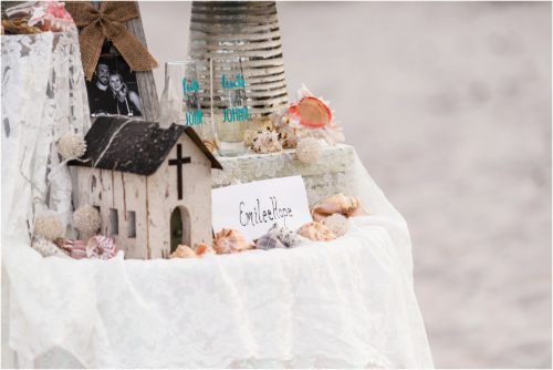 Table set up during Satellite Beach proposal