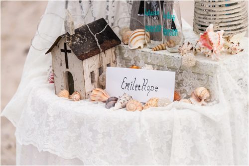 Table set up during Satellite Beach proposal