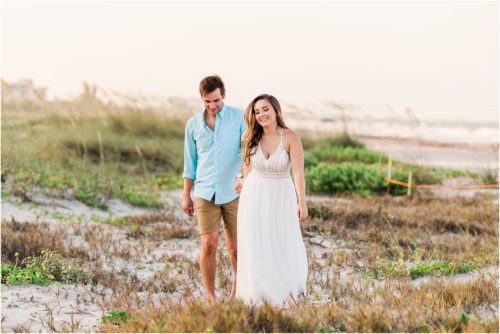 Walking through the dunes