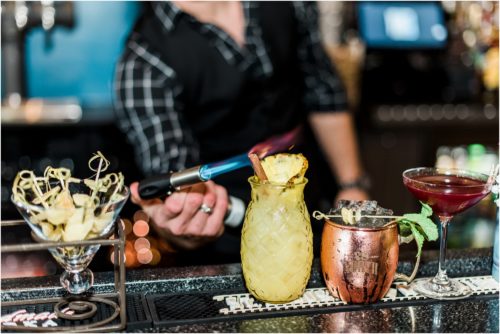 Craft cocktails being served at 28 North Gastropub in the Avenues Viera.