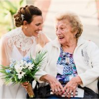 Bride and grandmother at Field Manor wedding Grandparents in your wedding photography