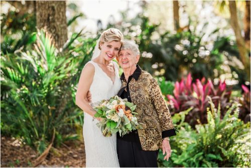 Bride and grandmother at Up the Creek Farms wedding Grandparents in your wedding photography