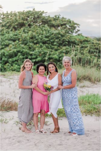 Family Formals taken on the beach in Melbourne Beach