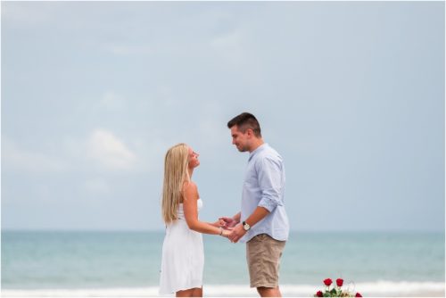 Getting ready to pop the question in Cocoa Beach