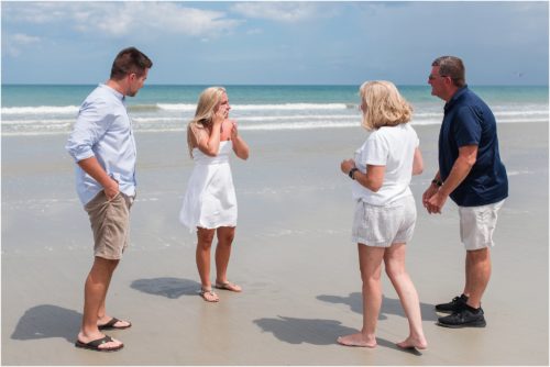 Girl seeing her mother Surprise Proposal