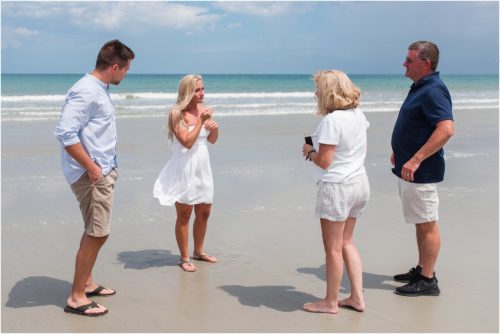Girl seeing mother after Surprise Proposal