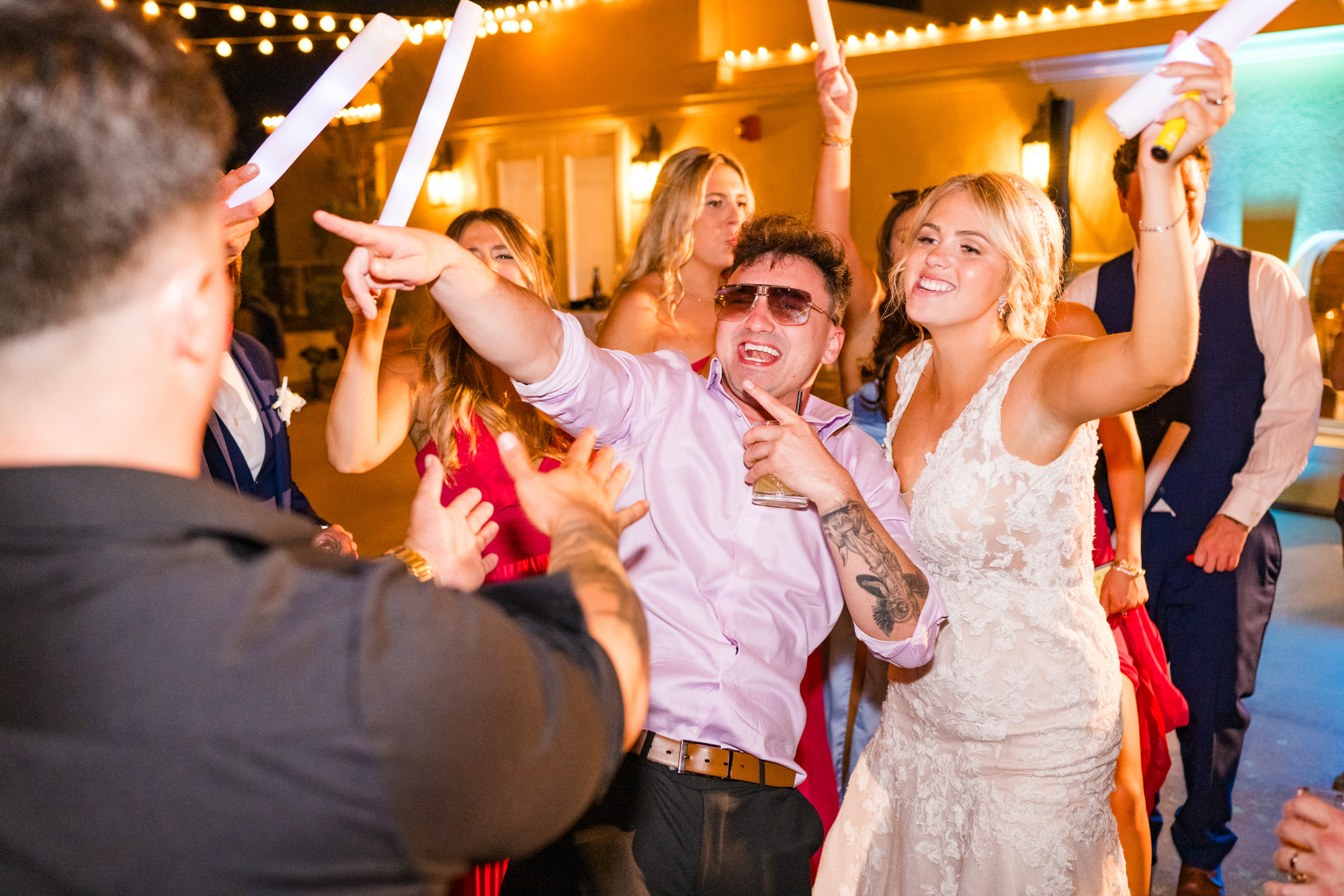 Dancing at a White Room wedding in St Augustine