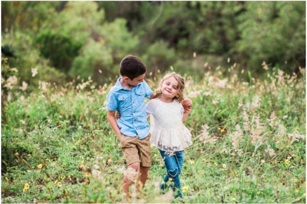 Melbourne Florida Family Photographer brother and sister arms around each other photo by Liz Cowie Photography